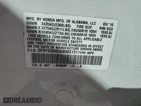 ✅ 2016 Acura MDX • VIN: 5FRYD3H25GB003131 • Lot: 82387805. Wystawiony na Copart z przebiegiem 121 007 mil. Bezpłatny archiwum sprzedaży aukcyjnych z USA i szczegółowy raport historii pojazdu na DreamBid. Zdjęcie 13.