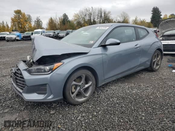 2019 Hyundai Veloster 2.0 z VIN KMHTG6AF6KU004267, wystawiony jako Copart lot #79312134 z przebiegiem 85 125 mil mil oraz Szkoda całkowita • Salvage title. Historia ofert i sprzedaży dostępna na DreamBid. Obrazek 1.