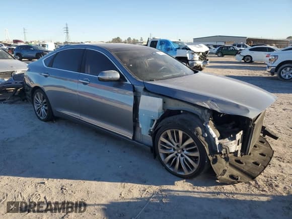 ✅ 2015 Hyundai Genesis 5.0L • VIN: KMHGN4JFXFU073710 • Lot: 84260694. Wystawiony na Copart z przebiegiem 131 387 mil. Bezpłatny archiwum sprzedaży aukcyjnych z USA i szczegółowy raport historii pojazdu na DreamBid. Zdjęcie 4.