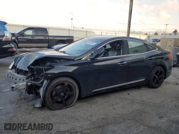 2013 Hyundai Azera с VIN KMHFH4JG8DA244285, выставлен на аукционе Copart как лот 85106264 с пробегом 150 047 миль миль и Списание • Salvage title. История ставок и продаж доступна на DreamBid. Изображение 1.