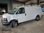 ✅ 2024 Chevrolet Express Cargo • VIN: 1GCWGAFP2R1174904 • Lot: 63218715. Listed on Copart with 20,859 mi. Free auction sales archive from the USA and detailed vehicle history report at DreamBid. Image 1.