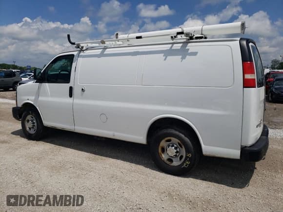 ✅ 2013 Chevrolet Express Cargo • VIN: 1GCWGFCB1D1902131 • Lot: 66237105. Listed on Copart with 75,185 mi. Free auction sales archive from the USA and detailed vehicle history report at DreamBid. Image 2.