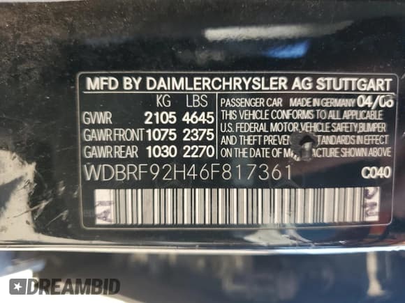 ✅ 2006 Mercedes-Benz C 280 Luxury • VIN: WDBRF92H46F817361 • Lot: 71026145. Wystawiony na Copart z przebiegiem 163 772 mil. Bezpłatny archiwum sprzedaży aukcyjnych z USA i szczegółowy raport historii pojazdu na DreamBid. Zdjęcie 12.