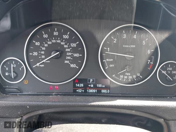 ✅ 2016 BMW 3 Series 320i xDrive • VIN: WBA8A3C58GK689368 • Lot: 43678330. Listed on IAAI with 138,091 mi. Free auction sales archive from the USA and detailed vehicle history report at DreamBid. Image 7.