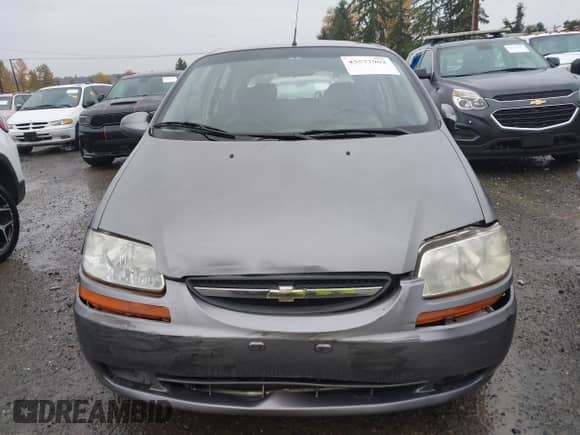 2007 Chevrolet Aveo LS with VIN KL1TD66607B771077, listed as a IAAI auction lot 43577902 with Not provided miles and . Bid and sale history available at DreamBid. Image 6.