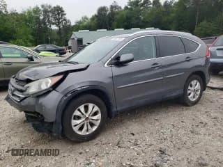 ✅ 2014 Honda CR-V EX-L • VIN: 2HKRM4H74EH648293 • Lot: 58027545. Listed on Copart with 137,096 mi. Free auction sales archive from the USA and detailed vehicle history report at DreamBid. Image 1.