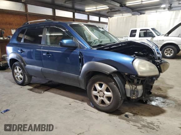 2005 Hyundai Tucson GLS z VIN KM8JN12D35U072088, wystawiony jako Copart lot #65343044 z przebiegiem 191 437 mil mil oraz Szkoda całkowita • Salvage title. Historia ofert i sprzedaży dostępna na DreamBid. Obrazek 4.