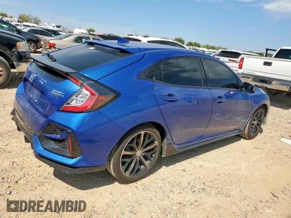 ✅ 2020 Honda Civic Sport Touring • VIN: SHHFK7H93LU408710 • Lot: 71876325. Listed on Copart with 111,200 mi. Free auction sales archive from the USA and detailed vehicle history report at DreamBid. Image 3.