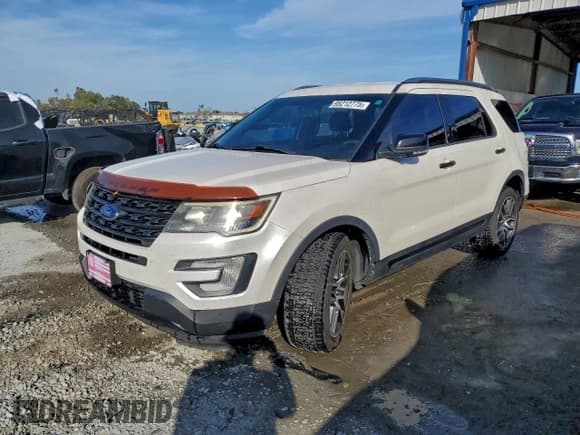 ✅ 2016 Ford Explorer Sport • VIN: 1FM5K8GT7GGD22632 • Lot: 95212775. Wystawiony na Copart z przebiegiem 146 692 mil. Bezpłatny archiwum sprzedaży aukcyjnych z USA i szczegółowy raport historii pojazdu na DreamBid. Zdjęcie 1.