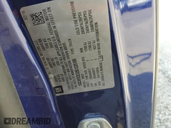 ✅ 2016 Chevrolet Colorado 4WD LT • VIN: 1GCHTCE32G1225166 • Лот: 69487154. Опубликован ранее на Copart с пробегом Не указан. Бесплатный доступ к архиву аукционных продаж из США и подробный отчёт об истории автомобиля на DreamBid. Изображение 12.