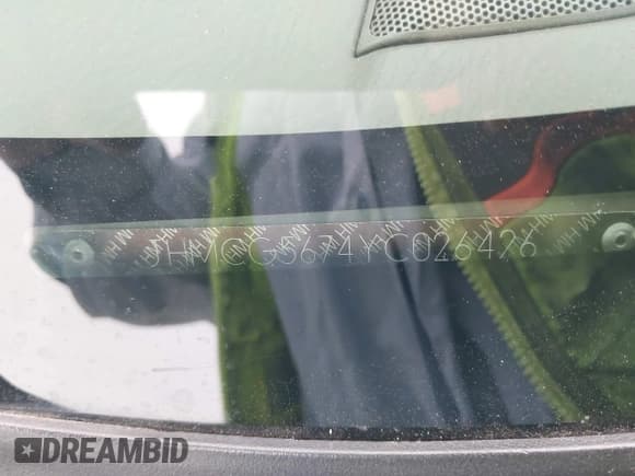 ✅ 2000 Honda Accord SE • VIN: JHMCG5674YC026426 • Lot: 43001114. Listed on IAAI with 204,167 mi. Free auction sales archive from the USA and detailed vehicle history report at DreamBid. Image 9.