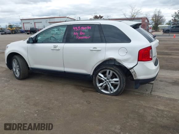✅ 2014 Ford Edge SEL • VIN: 2FMDK4JC3EBA63378 • Lot: 43536034. Listed on IAAI with 128,850 mi. Free auction sales archive from the USA and detailed vehicle history report at DreamBid. Image 3.