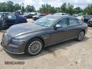 ✅ 2023 Genesis G80 • VIN: KMTGE4S10PU007189 • Lot: 63295885. Wystawiony na Copart z przebiegiem 20 065 mil. Bezpłatny archiwum sprzedaży aukcyjnych z USA i szczegółowy raport historii pojazdu na DreamBid. Zdjęcie 1.