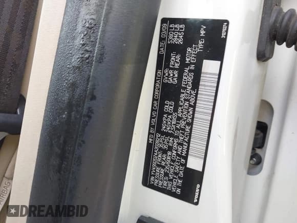 ✅ 2010 Volvo XC60 3.0T • VIN: YV4992DZ4A2028212 • Lot: 42961221. Wystawiony na IAAI z przebiegiem Nie podano. Bezpłatny archiwum sprzedaży aukcyjnych z USA i szczegółowy raport historii pojazdu na DreamBid. Zdjęcie 9.