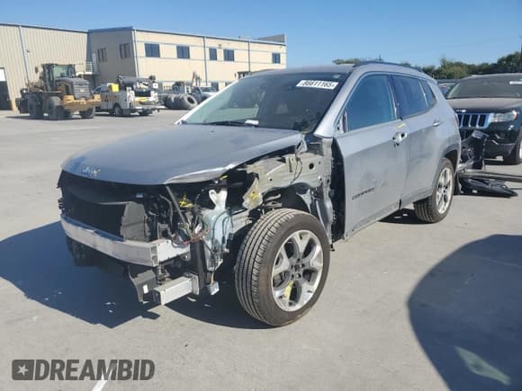 ✅ 2018 Jeep Compass Limited • VIN: 3C4NJCCB0JT406382 • Lot: 86611165. Listed on Copart with 65,042 mi. Free auction sales archive from the USA and detailed vehicle history report at DreamBid. Image 1.