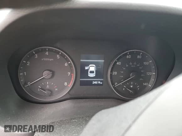 2021 Hyundai Accent Limited with VIN 3KPC34A67ME152725, listed as a Copart auction lot 74799464 with 24,519 mi miles and Salvage title. Bid and sale history available at DreamBid. Image 9.