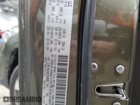 ✅ 2019 Jeep Cherokee Limited • VIN: 1C4PJMDX4KD330052 • Lot: 91004545. Listed on Copart with 180,533 mi. Free auction sales archive from the USA and detailed vehicle history report at DreamBid. Image 13.