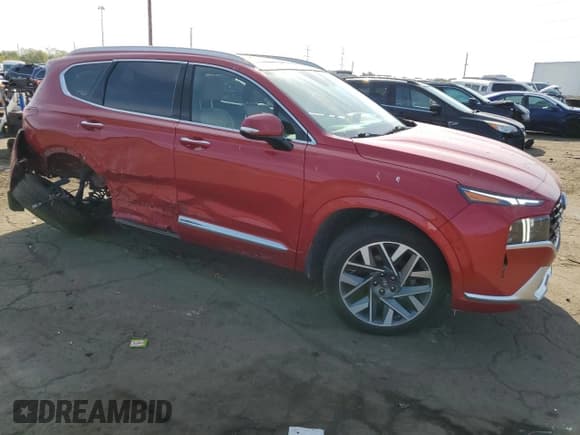 ✅ 2022 Hyundai Santa Fe Calligraphy • VIN: 5NMS5DAL3NH404217 • Lot: 81130115. Listed on Copart with 39,434 mi. Free auction sales archive from the USA and detailed vehicle history report at DreamBid. Image 4.