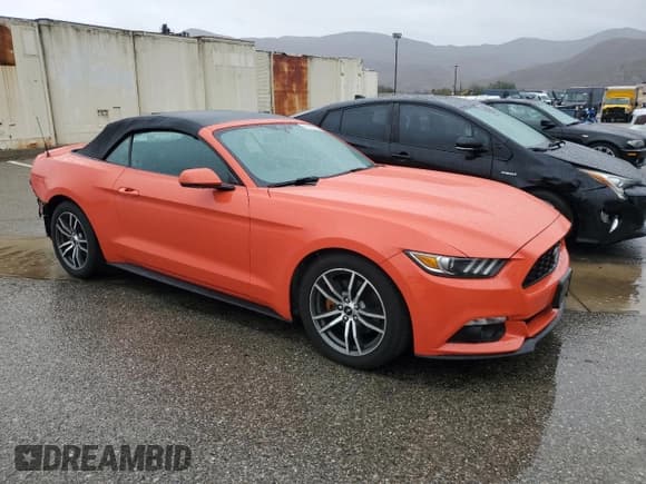 ✅ 2016 Ford Mustang EcoBoost Premium • VIN: 1FATP8UHXG5274977 • Lot: 92313275. Listed on Copart with 95,984 mi. Free auction sales archive from the USA and detailed vehicle history report at DreamBid. Image 4.