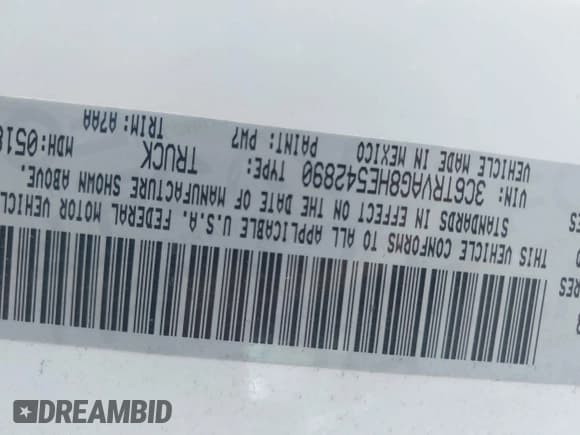 ✅ 2017 Ram ProMaster Cargo • VIN: 3C6TRVAG8HE542890 • Lot: 43499590. Wystawiony na IAAI z przebiegiem 102 516 mil. Bezpłatny archiwum sprzedaży aukcyjnych z USA i szczegółowy raport historii pojazdu na DreamBid. Zdjęcie 9.