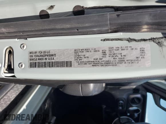 ✅ 2023 Jeep Wrangler Sport • VIN: 1C4HJXAG5PW659672 • Lot: 59034675. Listed on Copart with 23,826 mi. Free auction sales archive from the USA and detailed vehicle history report at DreamBid. Image 12.