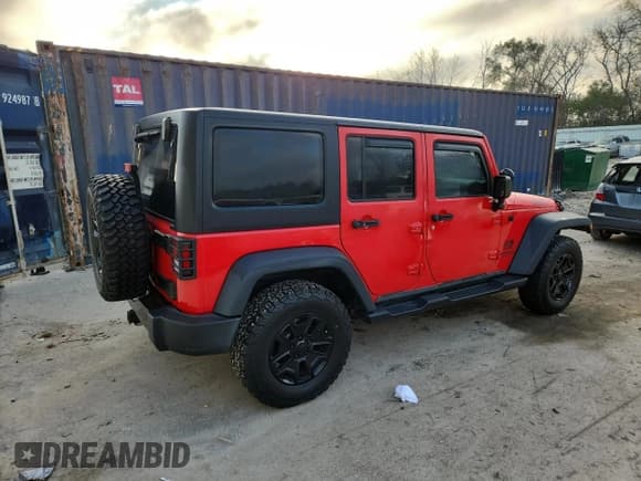 ✅ 2015 Jeep Wrangler Unlimited Sport • VIN: 1C4BJWDG3FL673436 • Lot: 90598515. Listed on Copart with 98,028 mi. Free auction sales archive from the USA and detailed vehicle history report at DreamBid. Image 3.