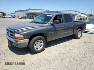 2001 Dodge Dakota Sport with VIN 1B7HL2AX51S296141, listed as a Copart auction lot 63282445 with 61,567 mi miles and Clean title. Bid and sale history available at DreamBid. Image 1.
