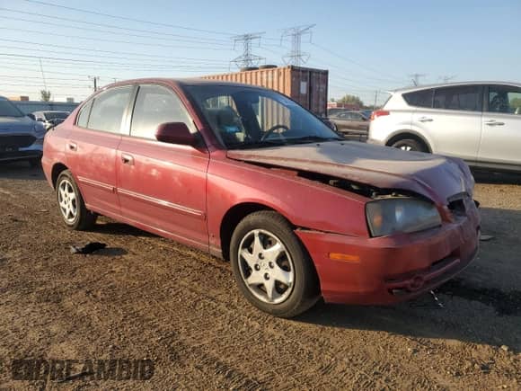 2004 Hyundai Elantra GLS z VIN KMHDN46D44U901502, wystawiony jako Copart lot #74850854 z przebiegiem 80 940 mil mil oraz Szkoda całkowita • Salvage title. Historia ofert i sprzedaży dostępna na DreamBid. Obrazek 4.