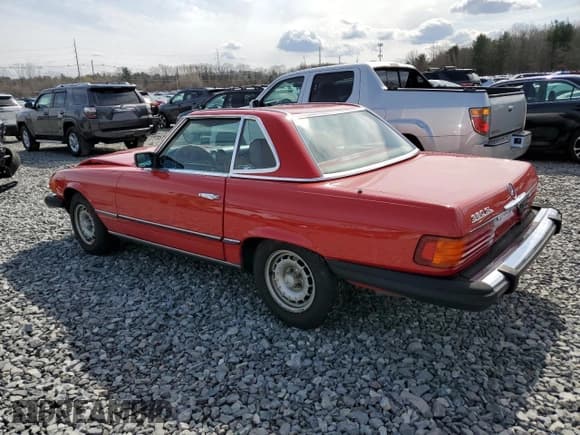 ✅ 1984 Mercedes-Benz 380 SL • VIN: WDBBA45A2EA009085 • Lot: 50728845. Listed on Copart with 191,112 mi. Free auction sales archive from the USA and detailed vehicle history report at DreamBid. Image 2.