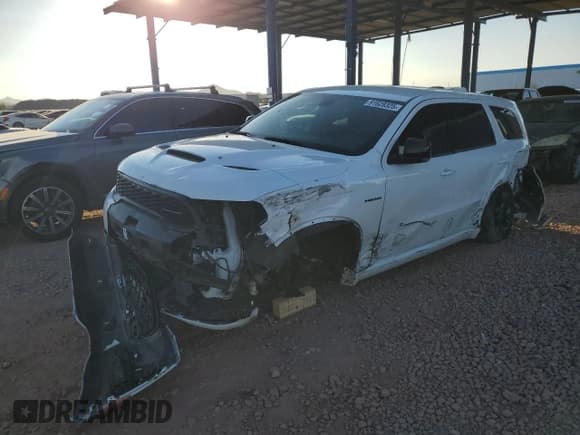 ✅ 2022 Dodge Durango R/T Plus • VIN: 1C4SDJCT0NC191000 • Lot: 91628325. Listed on Copart with 54,625 mi. Free auction sales archive from the USA and detailed vehicle history report at DreamBid. Image 1.