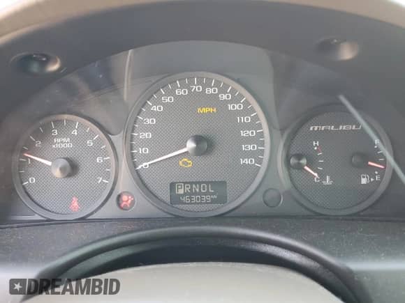 2005 Chevrolet Malibu LS z VIN 1G1ZT54805F285601, wystawiony jako Copart lot #75038064 z przebiegiem 463 039 mil mil oraz Szkoda całkowita • Salvage title. Historia ofert i sprzedaży dostępna na DreamBid. Obrazek 9.