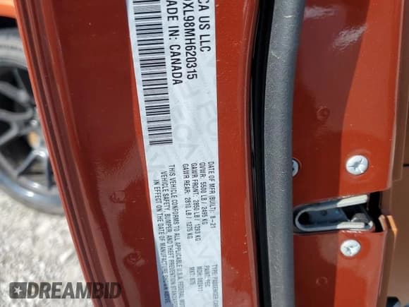 ✅ 2021 Dodge Charger SRT Hellcat Redeye Widebody • VIN: 2C3CDXL98MH620315 • Lot: 86170375. Wystawiony na Copart z przebiegiem 37 772 mil. Bezpłatny archiwum sprzedaży aukcyjnych z USA i szczegółowy raport historii pojazdu na DreamBid. Zdjęcie 13.