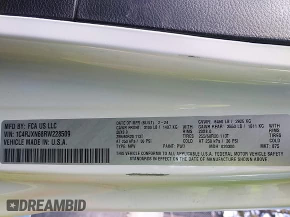 ✅ 2024 Jeep Wrangler Willys • VIN: 1C4RJXN68RW228509 • Lot: 41799477. Listed on IAAI with 18,946 mi. Free auction sales archive from the USA and detailed vehicle history report at DreamBid. Image 9.