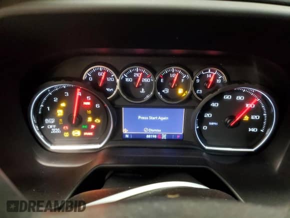 2021 Chevrolet Tahoe RST with VIN 1GNSKRKT2MR382362, listed as a Copart auction lot 88343115 with 88,198 mi miles and Salvage title. Bid and sale history available at DreamBid. Image 9.