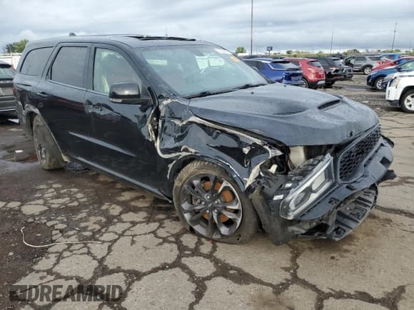 ✅ 2021 Dodge Durango R/T • VIN: 1C4SDJCT2MC574676 • Lot: 70902855. Listed on Copart with 85,768 mi. Free auction sales archive from the USA and detailed vehicle history report at DreamBid. Image 4.