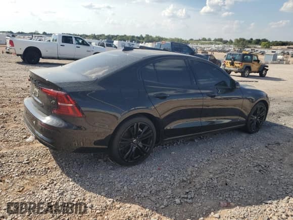 ✅ 2024 Volvo S60 Plus Black Edition • VIN: 7JRL12THXRG315370 • Lot: 81421745. Listed on Copart with 7,191 mi. Free auction sales archive from the USA and detailed vehicle history report at DreamBid. Image 3.