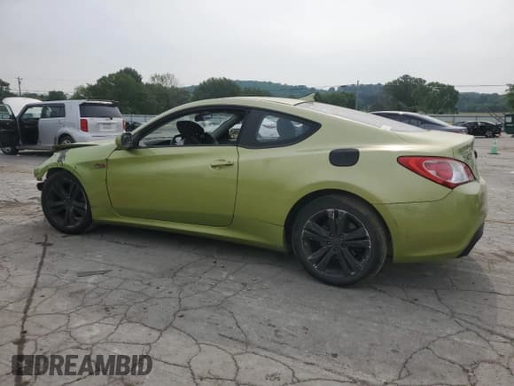 ✅ 2010 Hyundai Genesis Coupe • VIN: KMHHT6KD7AU003898 • Lot: 60662845. Listed on Copart with 158,024 mi. Free auction sales archive from the USA and detailed vehicle history report at DreamBid. Image 2.