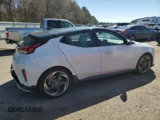 2019 Hyundai Veloster Turbo R-Spec z VIN KMHTH6AB7KU012579, wystawiony jako Copart lot #45936335 z przebiegiem 43 030 mil mil oraz Szkoda całkowita • Salvage title. Historia ofert i sprzedaży dostępna na DreamBid. Obrazek 3.