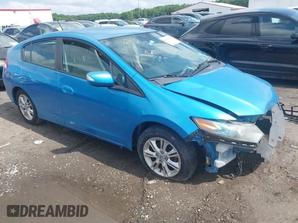 ✅ 2010 Honda Insight EX • VIN: JHMZE2H73AS039062 • Lot: 42443656. Listed on IAAI with 169,471 mi. Free auction sales archive from the USA and detailed vehicle history report at DreamBid. Image 1.