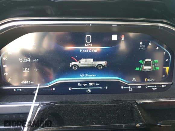 ✅ 2022 Chevrolet Silverado 1500 RST • VIN: 3GCPADED5NG611899 • Lot: 61612595. Listed on Copart with 45,829 mi. Free auction sales archive from the USA and detailed vehicle history report at DreamBid. Image 9.