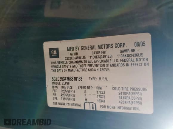 ✅ 2006 Saturn VUE • VIN: 5GZCZ53476S810168 • Lot: 53257285. Wystawiony na Copart z przebiegiem 182 069 mil. Bezpłatny archiwum sprzedaży aukcyjnych z USA i szczegółowy raport historii pojazdu na DreamBid. Zdjęcie 14.