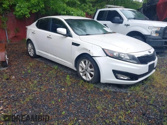 ✅ 2011 Kia Optima EX • VIN: KNAGN4A65B5143331 • Lot: 28176669. Listed on IAAI with 162,919 mi. Free auction sales archive from the USA and detailed vehicle history report at DreamBid. Image 1.