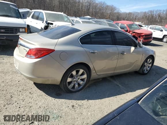 ✅ 2011 Buick Regal CXL RL1 • VIN: 2G4GN5EC1B9181274 • Lot: 46288275. Listed on Copart with 176,436 mi. Free auction sales archive from the USA and detailed vehicle history report at DreamBid. Image 3.