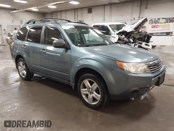 ✅ 2009 Subaru Forester X • VIN: JF2SH63639H719392 • Lot: 43096579. Listed on IAAI with 123,436 mi. Free auction sales archive from the USA and detailed vehicle history report at DreamBid. Image 1.