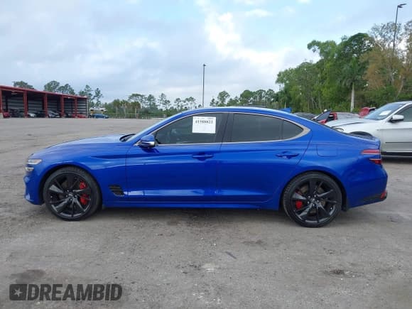 ✅ 2023 Genesis G70 3.3T • VIN: KMTG54TE9PU117563 • Lot: 41588822. Listed on IAAI with 12,086 mi. Free auction sales archive from the USA and detailed vehicle history report at DreamBid. Image 15.
