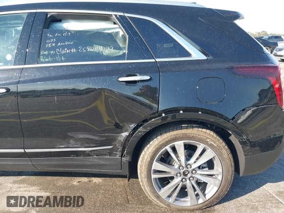 ✅ 2025 Cadillac XT5 AWD Premium Luxury • VIN: 1GYKNDRS0SZ123523 • Lot: 41451823. Listed on IAAI with 5 mi. Free auction sales archive from the USA and detailed vehicle history report at DreamBid. Image 6.