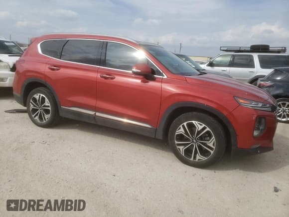 ✅ 2020 Hyundai Santa Fe Limited • VIN: 5NMS53AA7LH215687 • Lot: 42133574. Wystawiony na Copart z przebiegiem 52 750 mil. Bezpłatny archiwum sprzedaży aukcyjnych z USA i szczegółowy raport historii pojazdu na DreamBid. Zdjęcie 4.