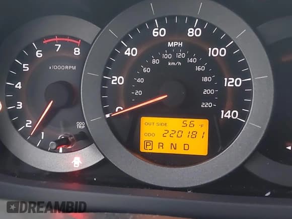 ✅ 2008 Toyota RAV4 • VIN: JTMBD33V386056948 • Lot: 43806795. Listed on IAAI with 220,181 mi. Free auction sales archive from the USA and detailed vehicle history report at DreamBid. Image 7.