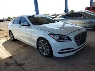 2015 Hyundai Genesis 3.8L with VIN KMHGN4JE7FU094246, listed as a Copart auction lot 73562244 with 67,895 mi miles and Salvage title. Bid and sale history available at DreamBid. Image 4.