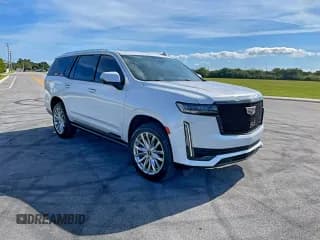 ✅ 2021 Cadillac Escalade Premium Luxury Platinum • VIN: 1GYS4DKL6MR159810 • Lot: 95885115. Listed on Copart with 35,068 mi. Free auction sales archive from the USA and detailed vehicle history report at DreamBid. Image 1.